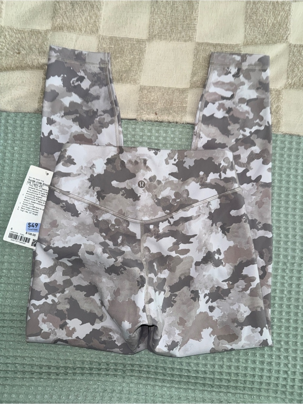NWT Lululemon Wunder Under SmoothCover HR Tight 25” size 6 - Picture 4 of 4